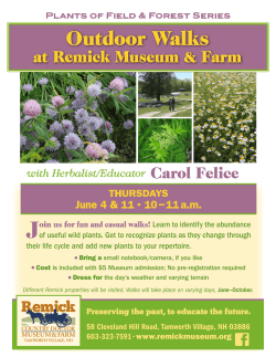 Outdoor Walks - Remick Country Doctor Museum & Farm