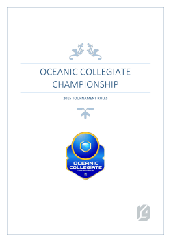 OCC â Finals - Full Rules