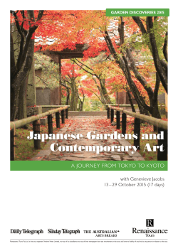 Japanese Gardens and Contemporary Art