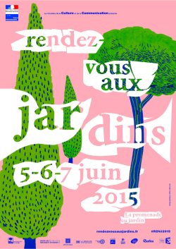 Programme Rendez-vous aux jardins 2015 en Bourgogne