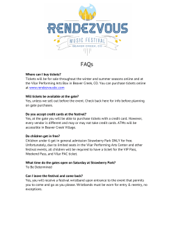 View our FAQs - Rendezvous Music Festival