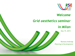 Welcome Grid aesthetics seminar in Milan