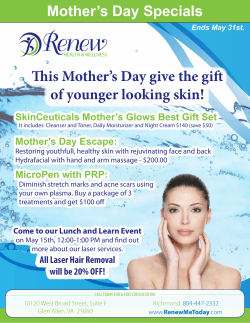 This Mother`s Day give the gift of younger looking skin!