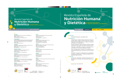 1-55 (descargar/download) - Revista EspaÃ±ola de NutriciÃ³n