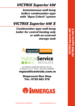 VICTRIX Superior kW VICTRIX Superior kW X