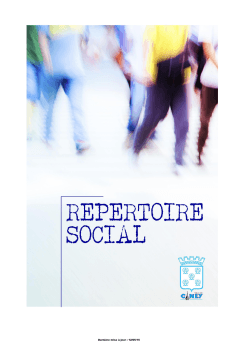 Version PDF - RÃ©pertoire Social du CPAS de Ciney