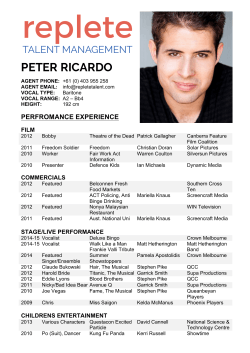 PETER RICARDO - Replete Talent Management