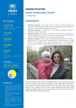 UNHCR Operational Update #13