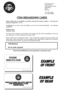 Breakdown Cards Form