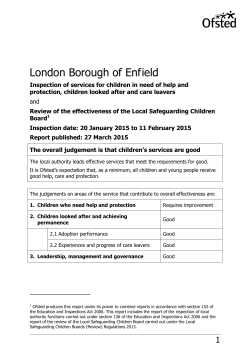 Enfield - Draft report
