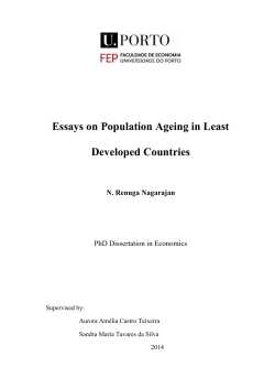 Essays on Population Ageing in Least Developed Countries N