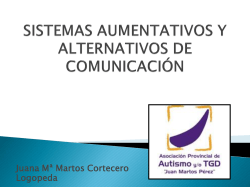 SISTEMAS AUMENTATIVOS Y ALTERNATIVOS DE COMUNICACIÃN