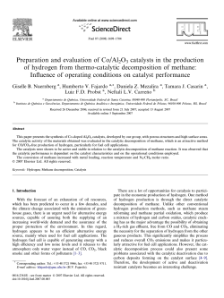 Preparation and evaluation of Co/Al2O3 catalysts in the production