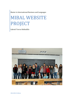 mibal website project - Repositorio UAL