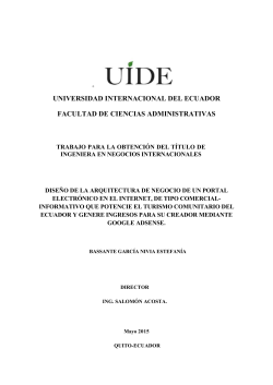 Proyecto de TitulaciÃ³n - Repositorio Digital UIDE