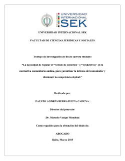 tesis  - Universidad Internacional SEK | Ecuador