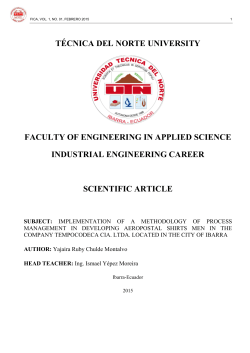 tÃ©cnica del norte university faculty of engineering in applied science