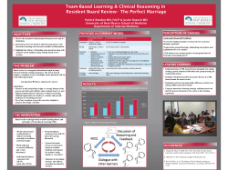 Team-Based Learning & Clinical Reasoning in Resident Board Review