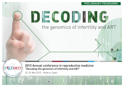 2015 Annual conference in reproductive medicine