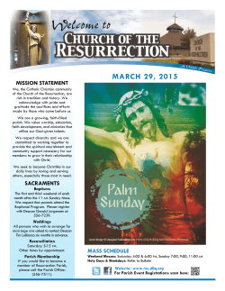 Palm Sunday - Church of the Resurrection