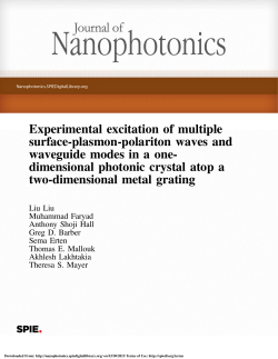 Experimental excitation of multiple surface-plasmon