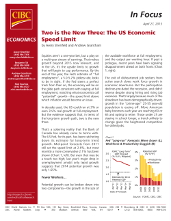 Two is the New Three: The US Economic Speed Limit (In Focus)