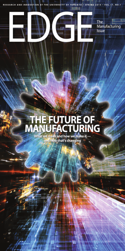 manufacturing - Research and Innovation