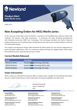 Product Alert_HR32series Merlin