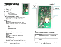 RE920S Manual - Resolution Products