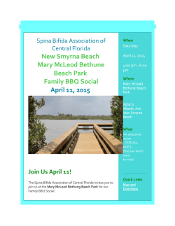 New Smyrna Beach Mary McLeod Bethune Beach