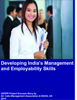 Developing India`s Management and Employability Skills