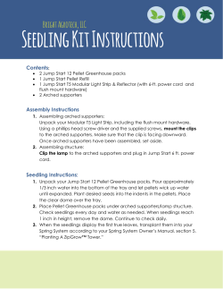 Seed Kit Assembly Instructions