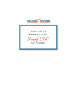 Straight Talk for Parents (2015) - Buildingrti.org