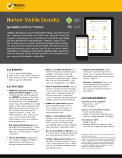Nortonâ¢ Mobile Security - Creative Channel Services