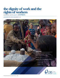 the dignity of work and the rights of workers