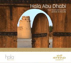 Hala Abu Dhabi - Etihad Airways