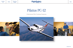 Pilatus PC-12 - FlightSafety International