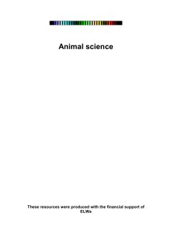 Animal science - Welsh Government