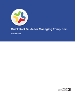 QuickStart Guide for Managing Computers v9.62