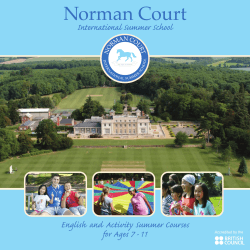 Norman Court - Summer Boarding Courses