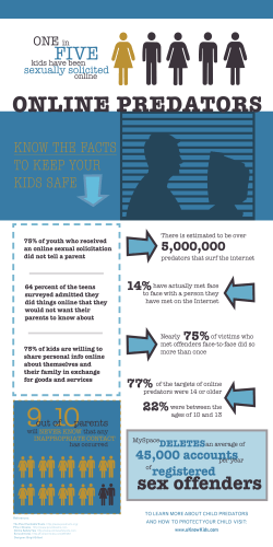 KNOW THE FACTS TO KEEP YOUR KIDS SAFE