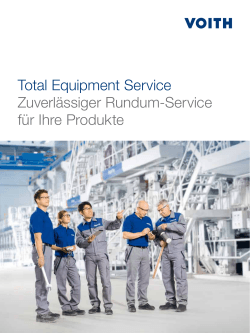 Total Equipment Service ZuverlÃ¤ssiger Rundum-Service fÃ¼r
