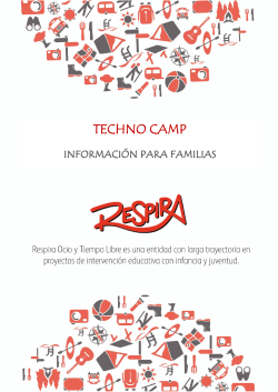 Hoja informativa Techno Camp Madrid