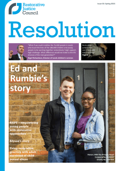 Ed and Rumbie`s story - Restorative Justice Council