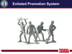 Enlisted Promotion System Unit Brief