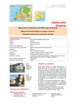BADALONA (EspaÃ±a) - passive house retrofit kit