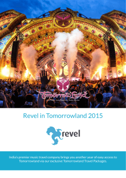 Revel in Tomorrowland 2015