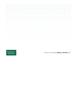 DOUGHTY HANSON ANNUAL REVIEW 2014