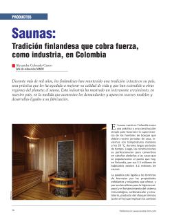 Productos: Saunas - Revista El Mueble y La Madera