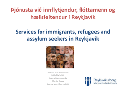 Services for immigrants